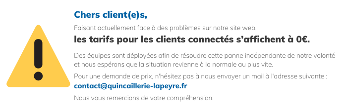 Problème de prix sur le site