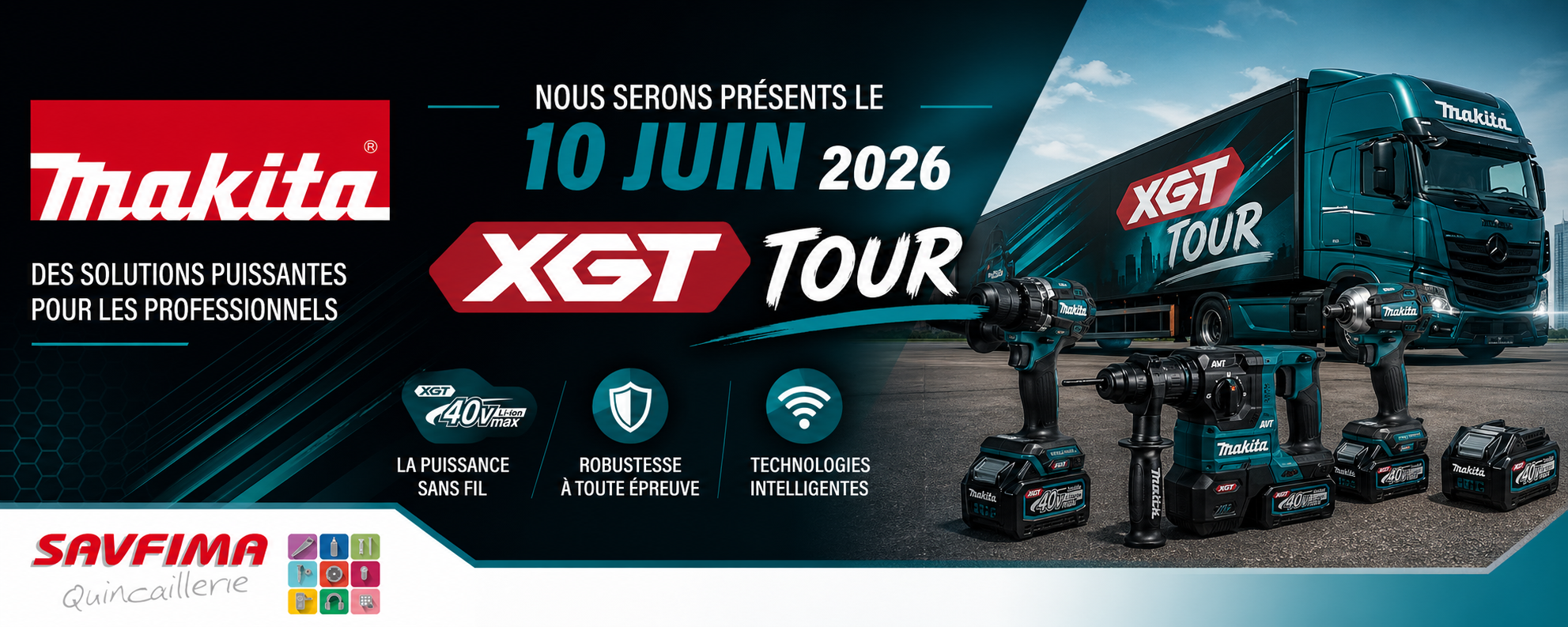Makita XGT Tour le 10 juin !