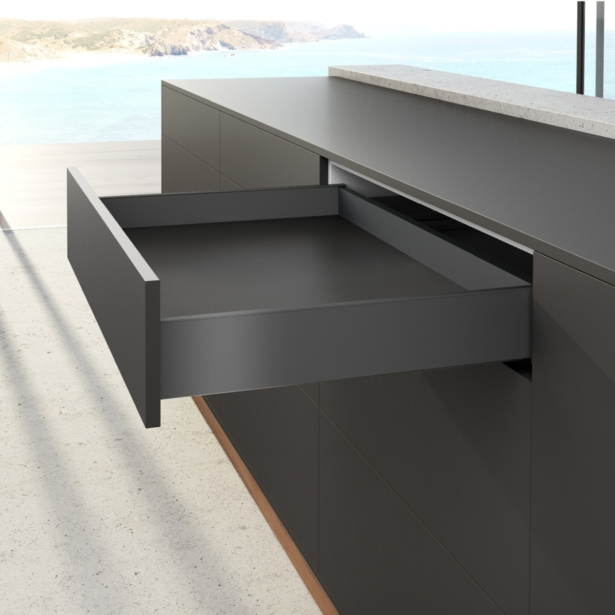 Kit Tiroir AvanTech YOU Double Paroi Anthracite Kit Tiroir AvanTech YOU Double Paroi Anthracite