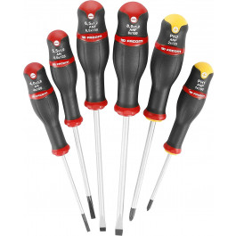Jeu de 6 Tournevis PROTWIST® Vis Phillips et Vis à Fente