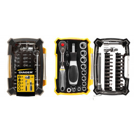 Coffret Embouts Torsion et Douilles 38 pièces
