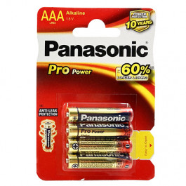Blister de 4 Piles Alcaline 1.5V AAA Pro Power