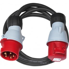 Adaptateur Tétrapolaire-Tripolaire 2m de Câble H07RN-F 4G2.5 IP44