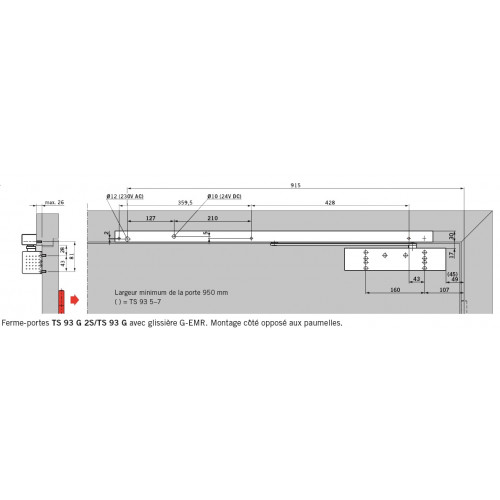 Fermeportes TS 93 B / G 2S EN 2/5 DORMA FermePortes Ferme — free download