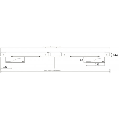 Sélecteur de fermeture BCS2000/2 ajustable 24/48V DC avec Ferme-porte ...