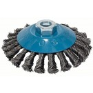 Brosse Conique à Fils Ondulés Heavy For Metal - Ø115 mm M14