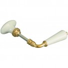 Bouton-béquille porcelaine Tradition blanc - Réf 323213