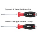 Tournevis de Frappe Softfinish - Plat et Phillips