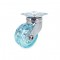 Roulette Pivotante Bleue - CRYSTAL B50P 