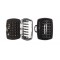 Coffret 38 embouts : 25mm : PZ 1-2(x3)-3-(x2) / PH 1-2(x3)-3(x2) / PL 4,5-5,5 / HEX 2-3-4-5 TX 10-15-20(x2)-25(x2)-30(x2)-40 / SQ 1-2-3 - 50mm : PZ1-2/PH2-3/TX20-25-30 + 1 porte embout